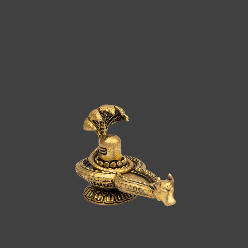 Elite Brass Shivling with Panchmukhi Naag – Powerful Shiva Symbol