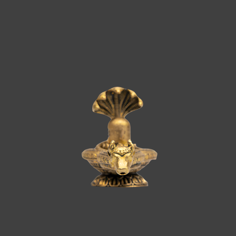 Elite Brass Shivling with Panchmukhi Naag – Powerful Shiva Symbol