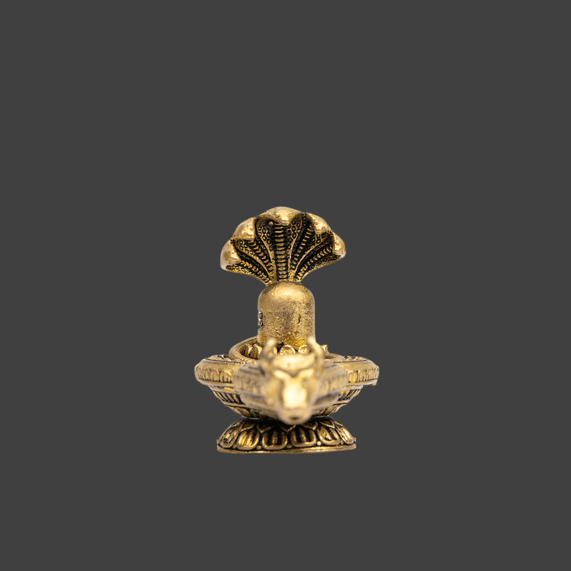 Elite Brass Shivling with Panchmukhi Naag – Powerful Shiva Symbol