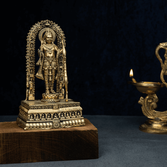 Elite Brass Ram Lala Large Size – Baby Lord Ram Figurine