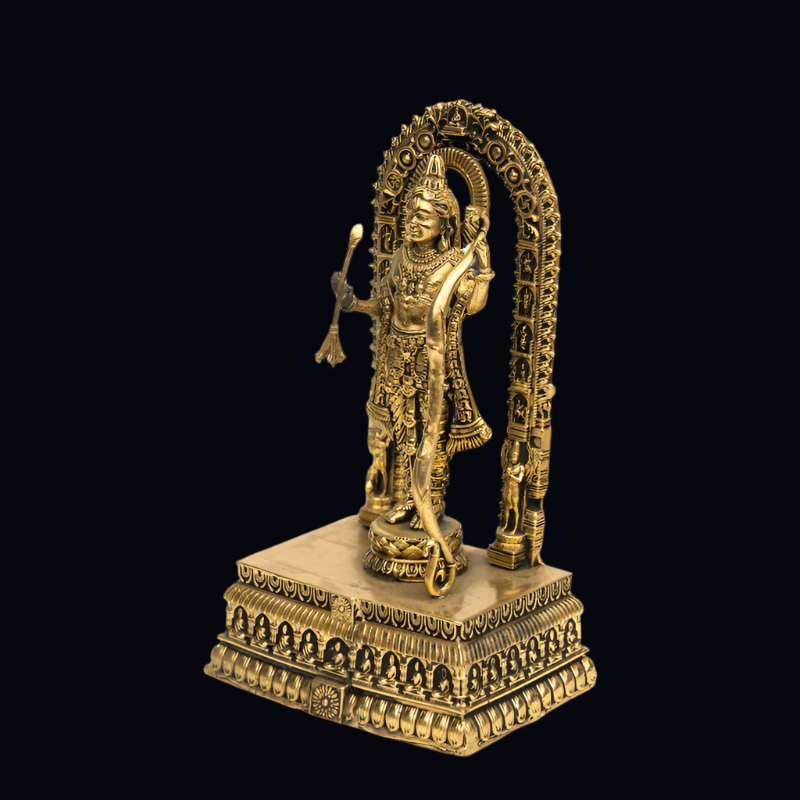 Elite Brass Ram Lala Large Size – Baby Lord Ram Figurine