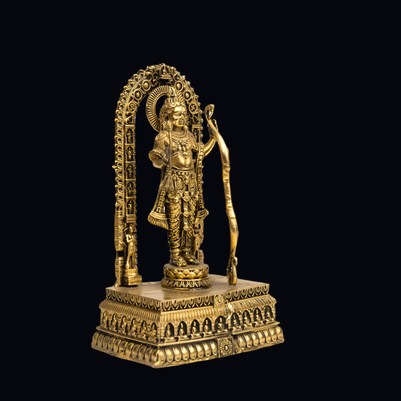 Elite Brass Ram Lala Large Size – Baby Lord Ram Figurine