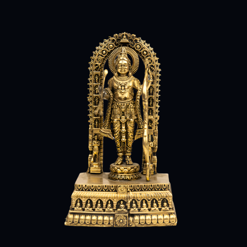 Elite Brass Ram Lala Large Size – Baby Lord Ram Figurine